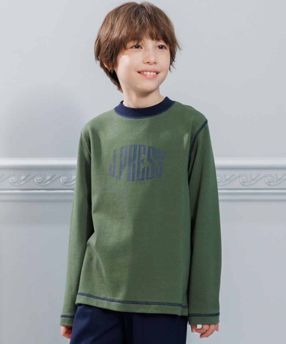 J.PRESS KIDS 【140-170cm】20/2 天竺ロゴ カットソー 