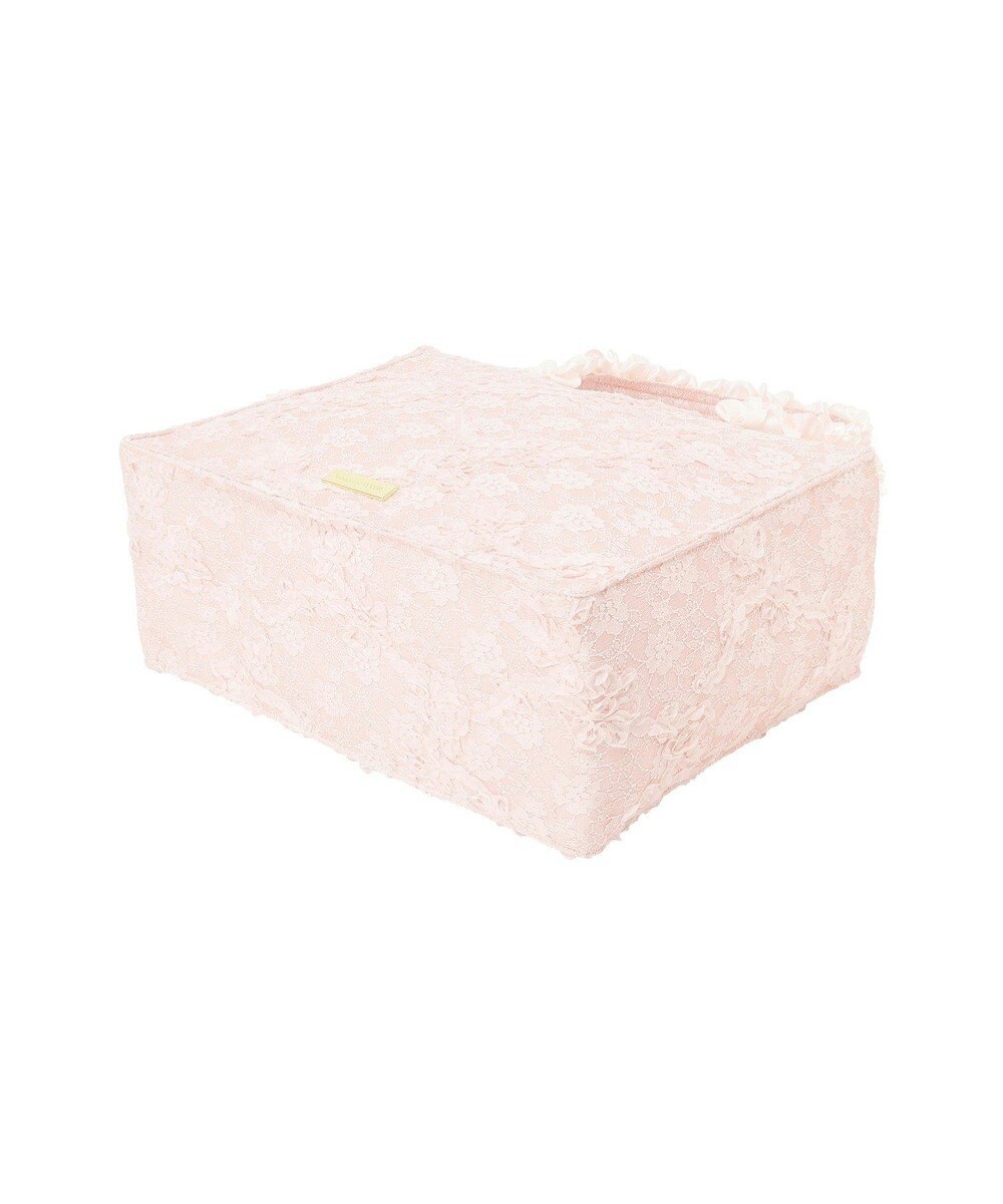 Maison de FLEUR 桜フリルハンドルスクエアトートMバッグ 