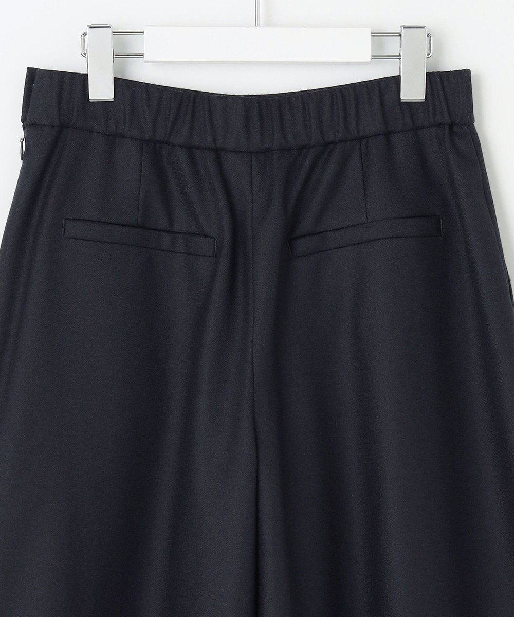 自由区 【洗える】ウォッシャブルウールサキソニーキュロット パンツ 