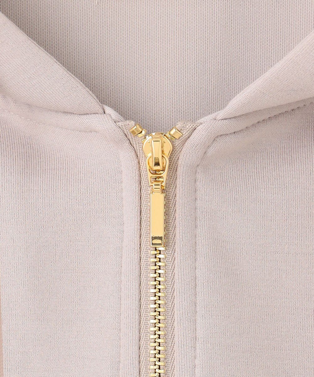 Feroux 【洗える】バックフリル ダンボールパーカー 