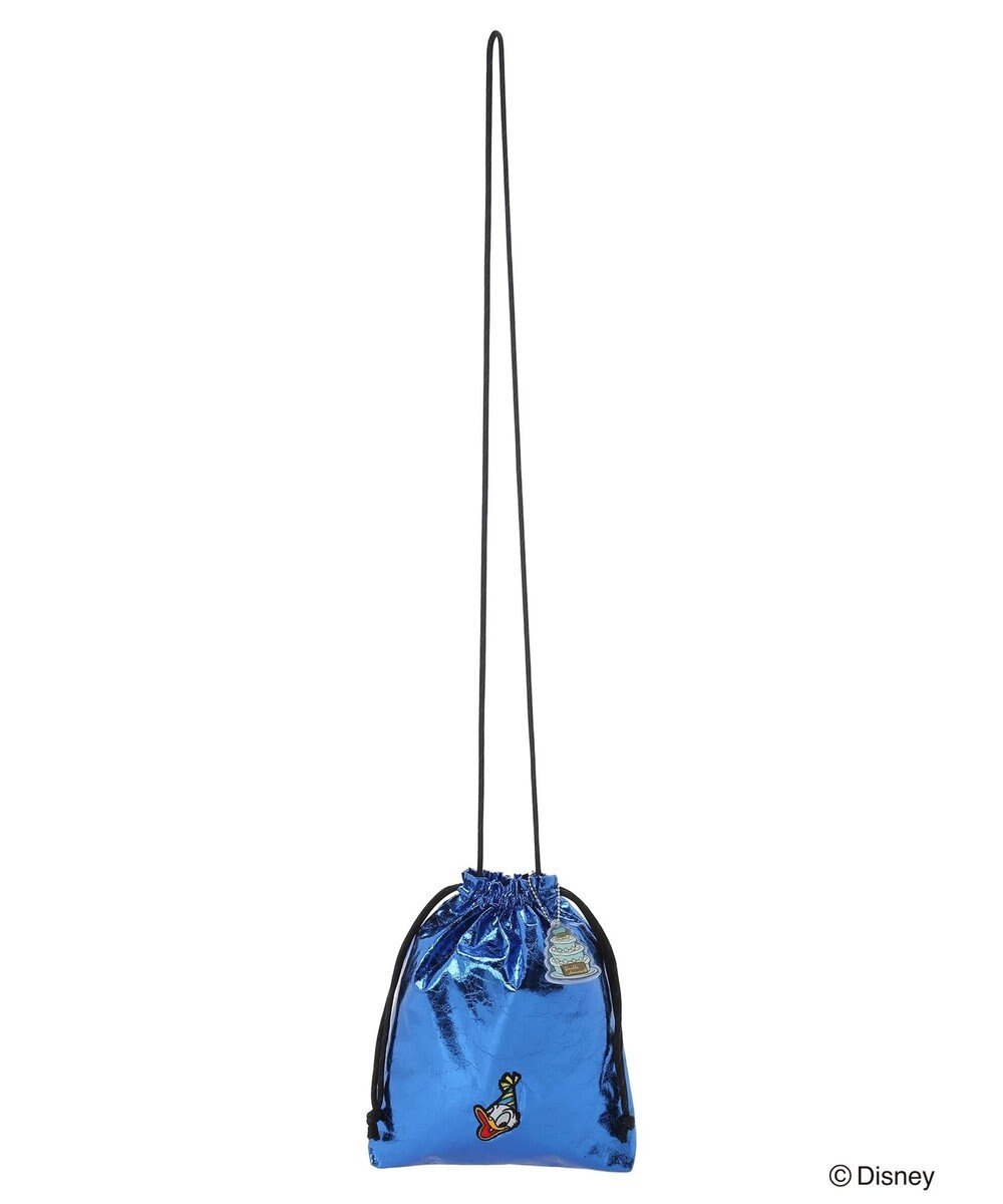 Green Parks ドナルドダック９０ｔｈ／ラメ巾着ポシェット 