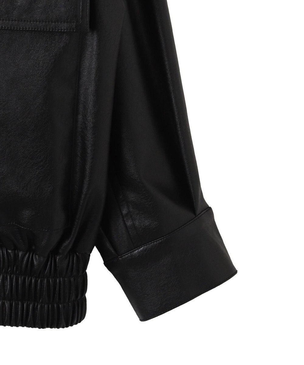 WEGO ヴィンテージライクPUフライトジャケット 