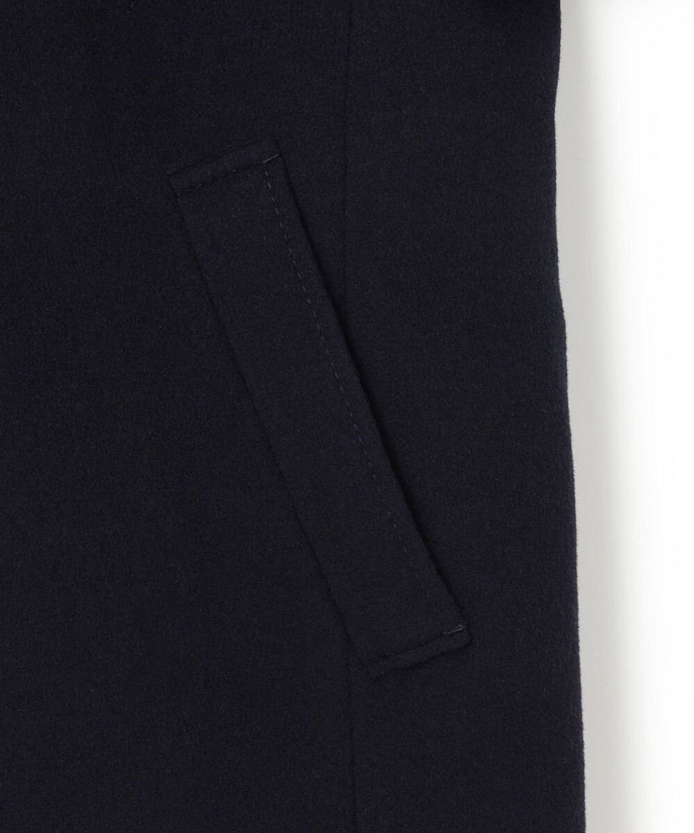 23区 【CLASSY.1月号掲載】ウールカシミヤビーバー フード付き ショートコート 