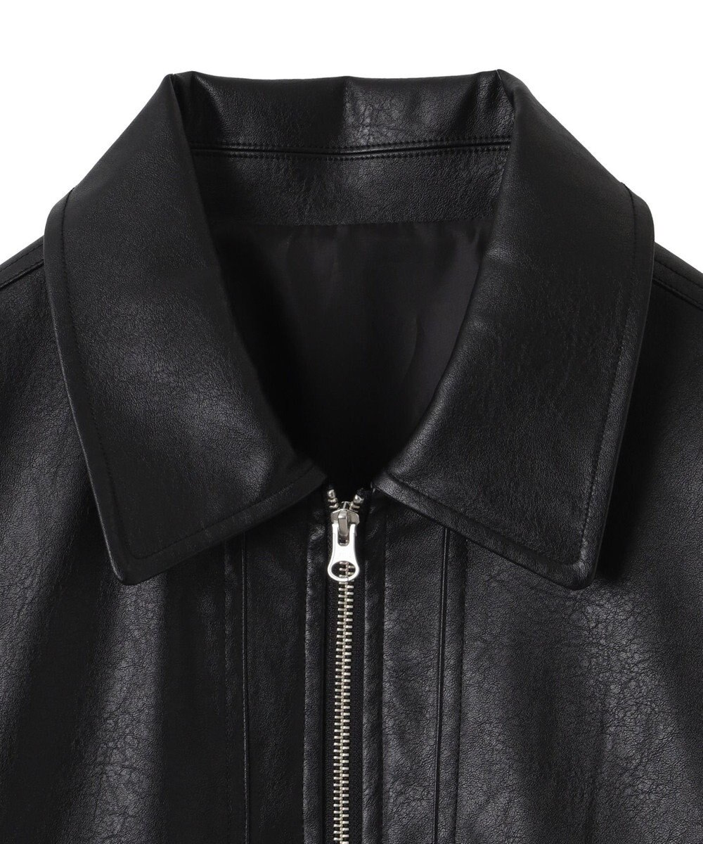 WEGO ヴィンテージライクPUフライトジャケット 