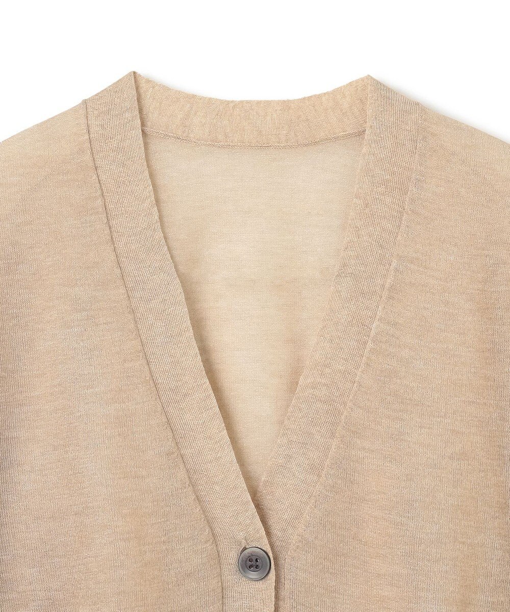 UNFILO ラメシアー カーディガン 