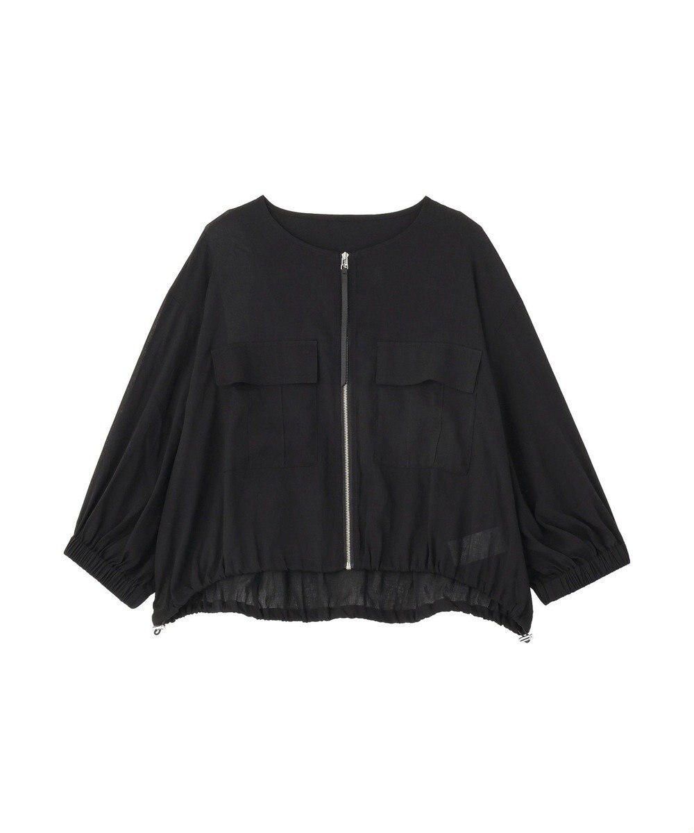 YECCA VECCA ドライタッチシアーブルゾン 