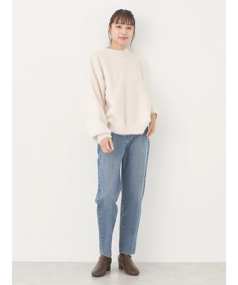 earth music&ecology ロングシャギーハイネックプルオーバー 