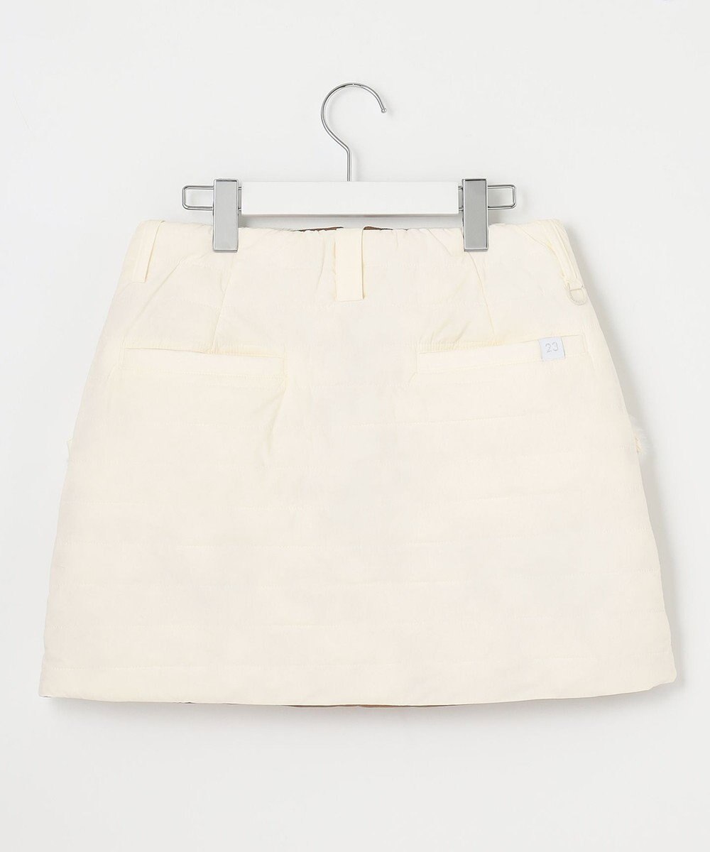 23区GOLF 【WOMEN】【洗える】ナイロンタフタファイバーボール リバーシブル 防寒 スカート 