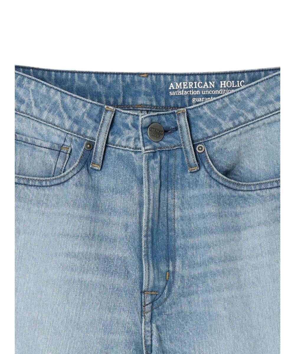 AMERICAN HOLIC センタープレスフレアデニム 