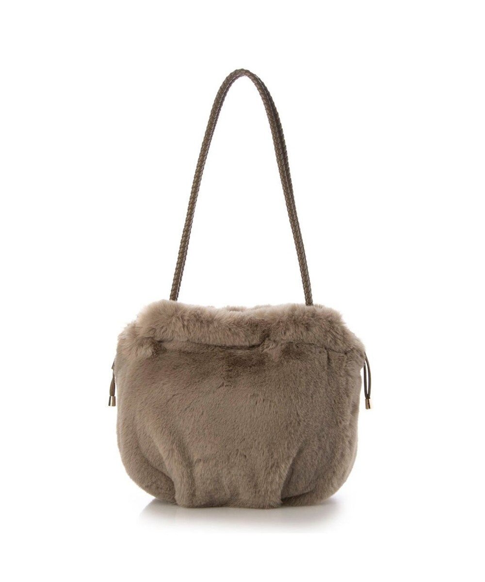 UNBILLION カシュカシュ cachecache / ロングハンドルエコファー巾着トート 