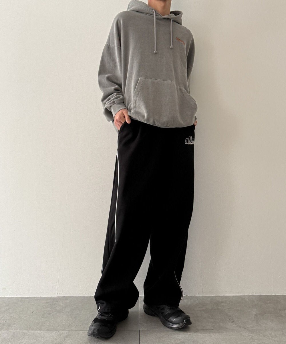 WEGO 【ウエストゴム】パイピングスウェットパンツ 