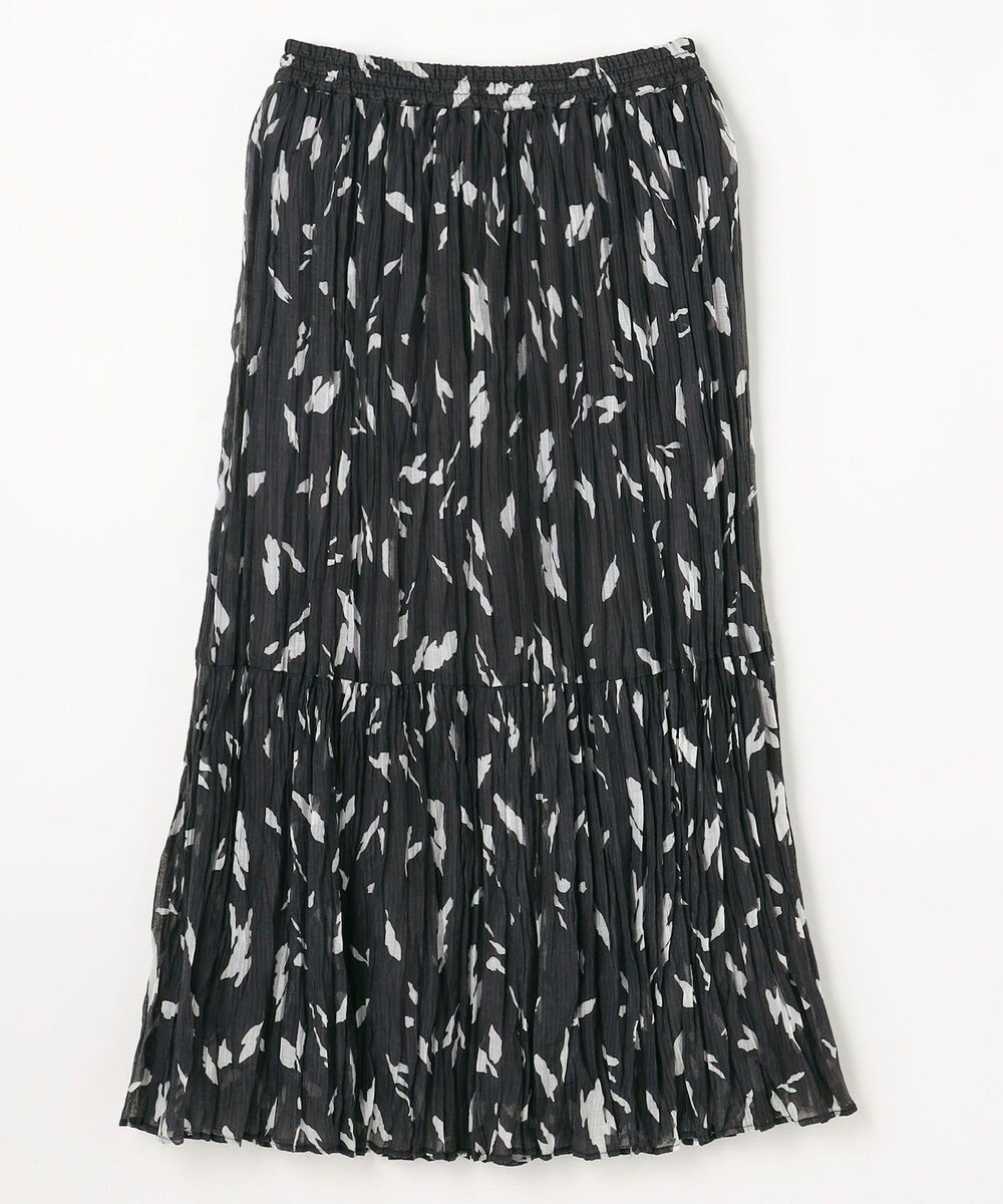 ANY アートドットプリントスカート 