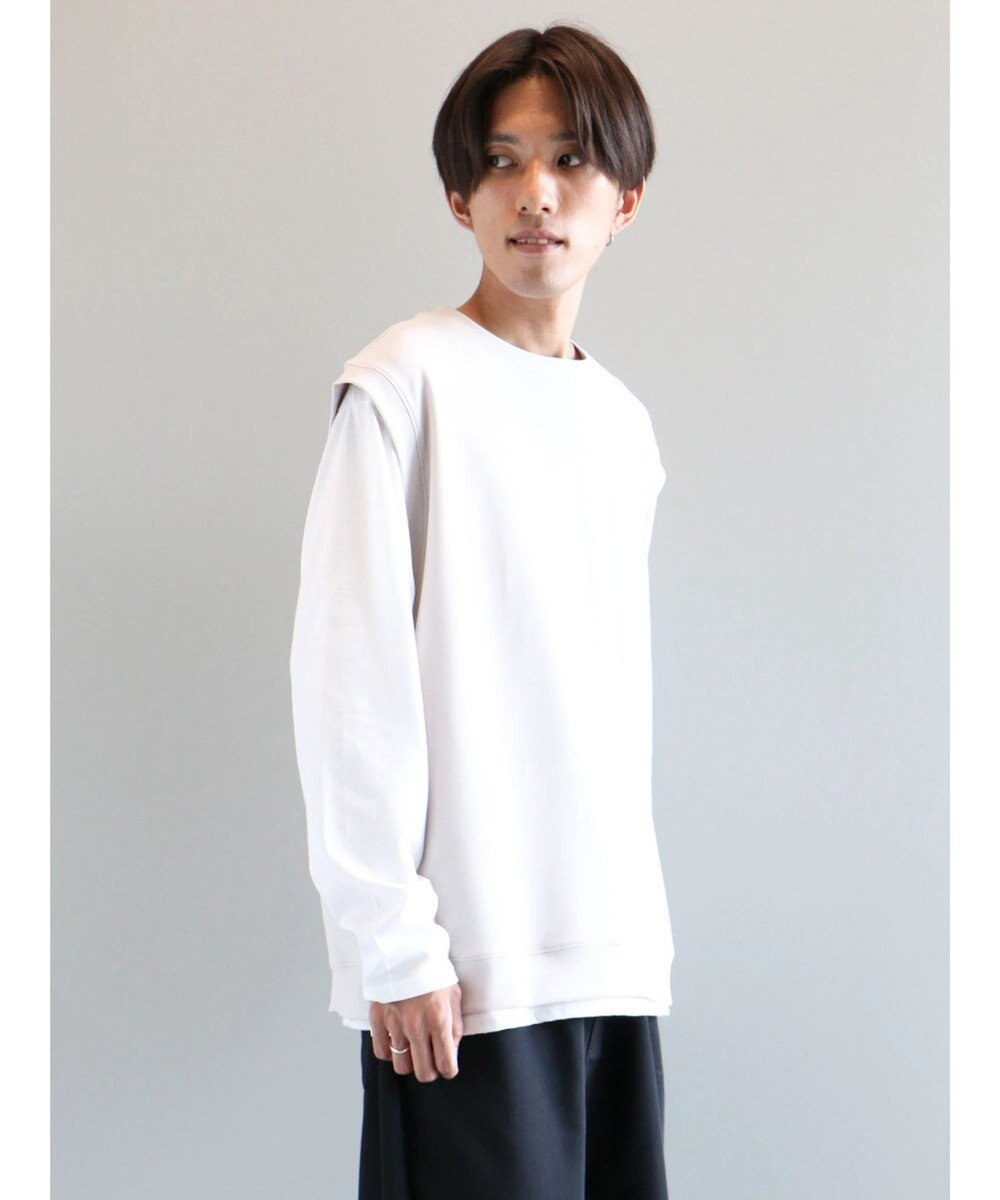 CRAFT STANDARD BOUTIQUE 梨地カットベスト＋Ｌ／Ｓ　ＴＥＥーＳＥＴ 
