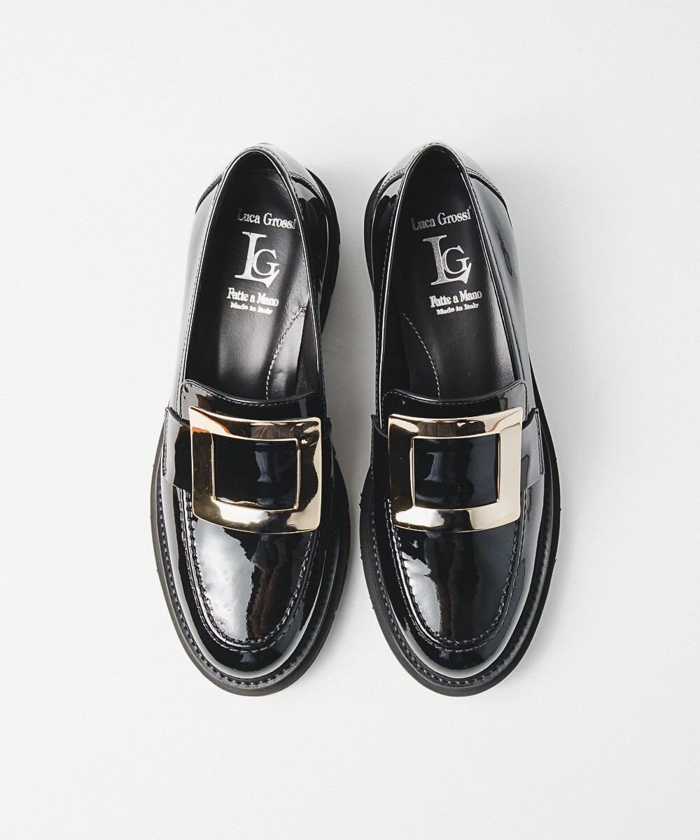 BONTRE 【Oggi 2月号掲載】【LucaGrossi/ルカグロッシ】スクエアメタルバックルローファー/K199M-VA 