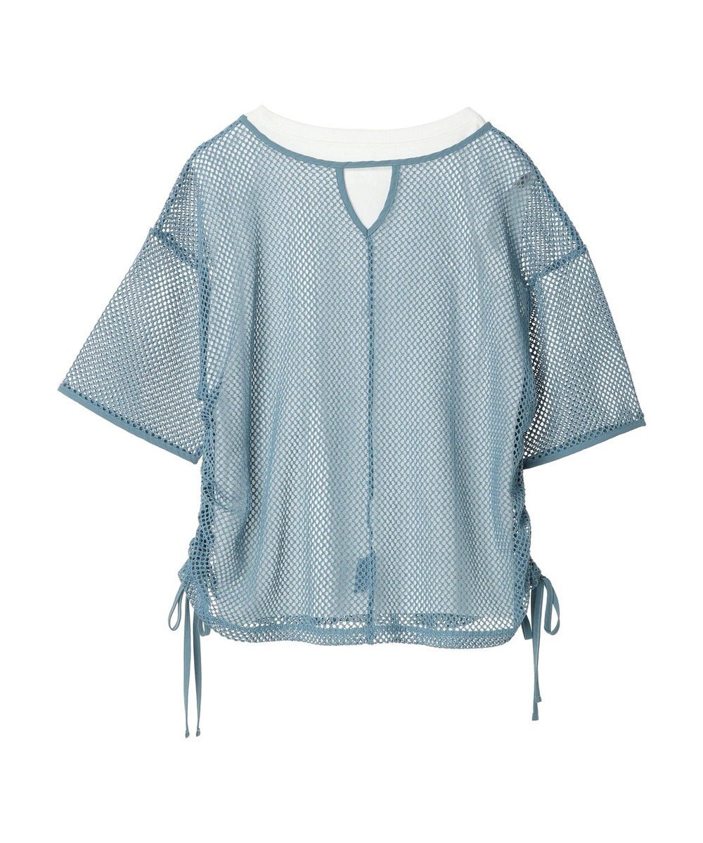 Green Parks ＳＥＴ２点　メッシュ＋ノースリーブロゴプルオーバー 