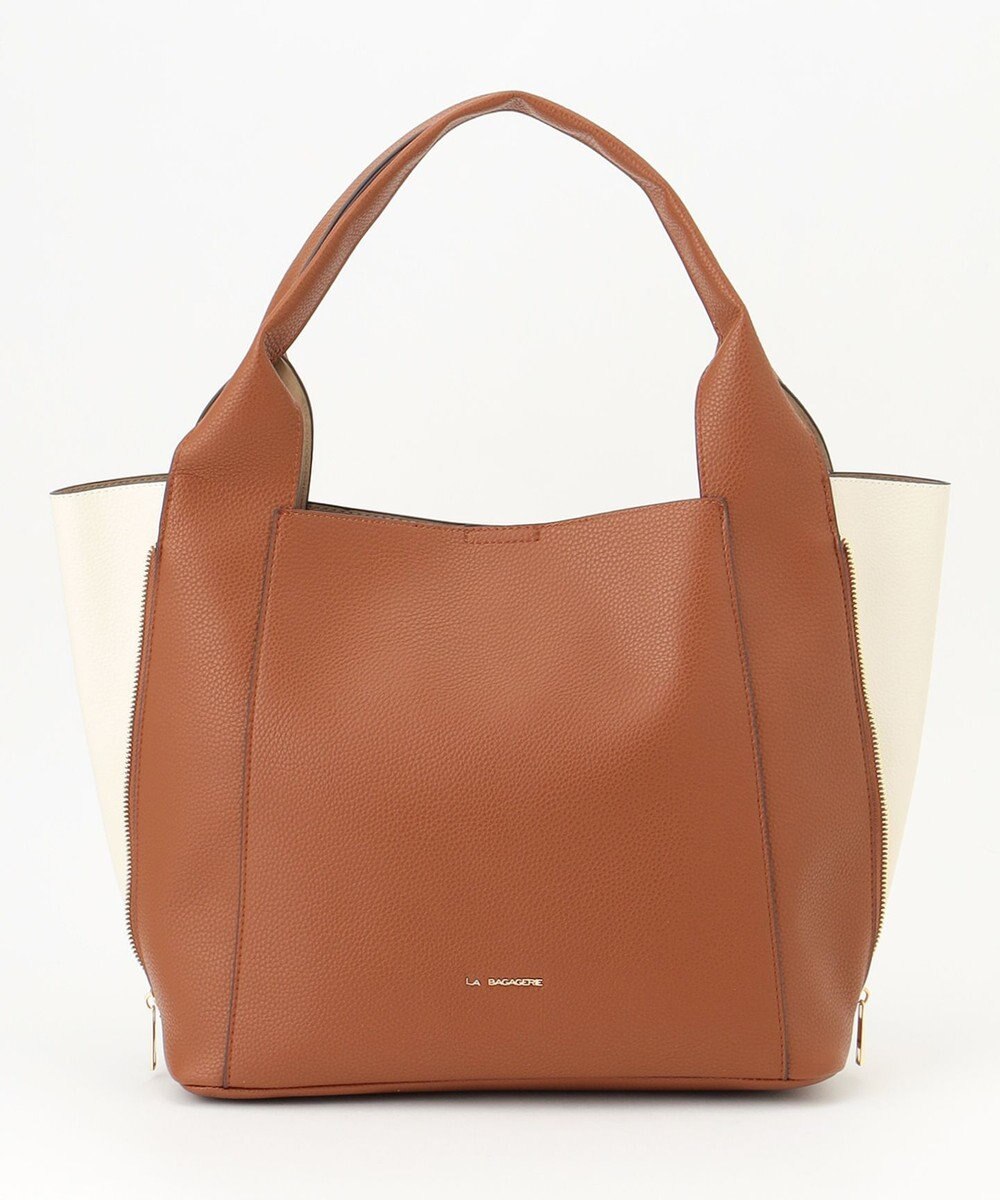 LA BAGAGERIE コンビカラー　ライトウェイトトート 