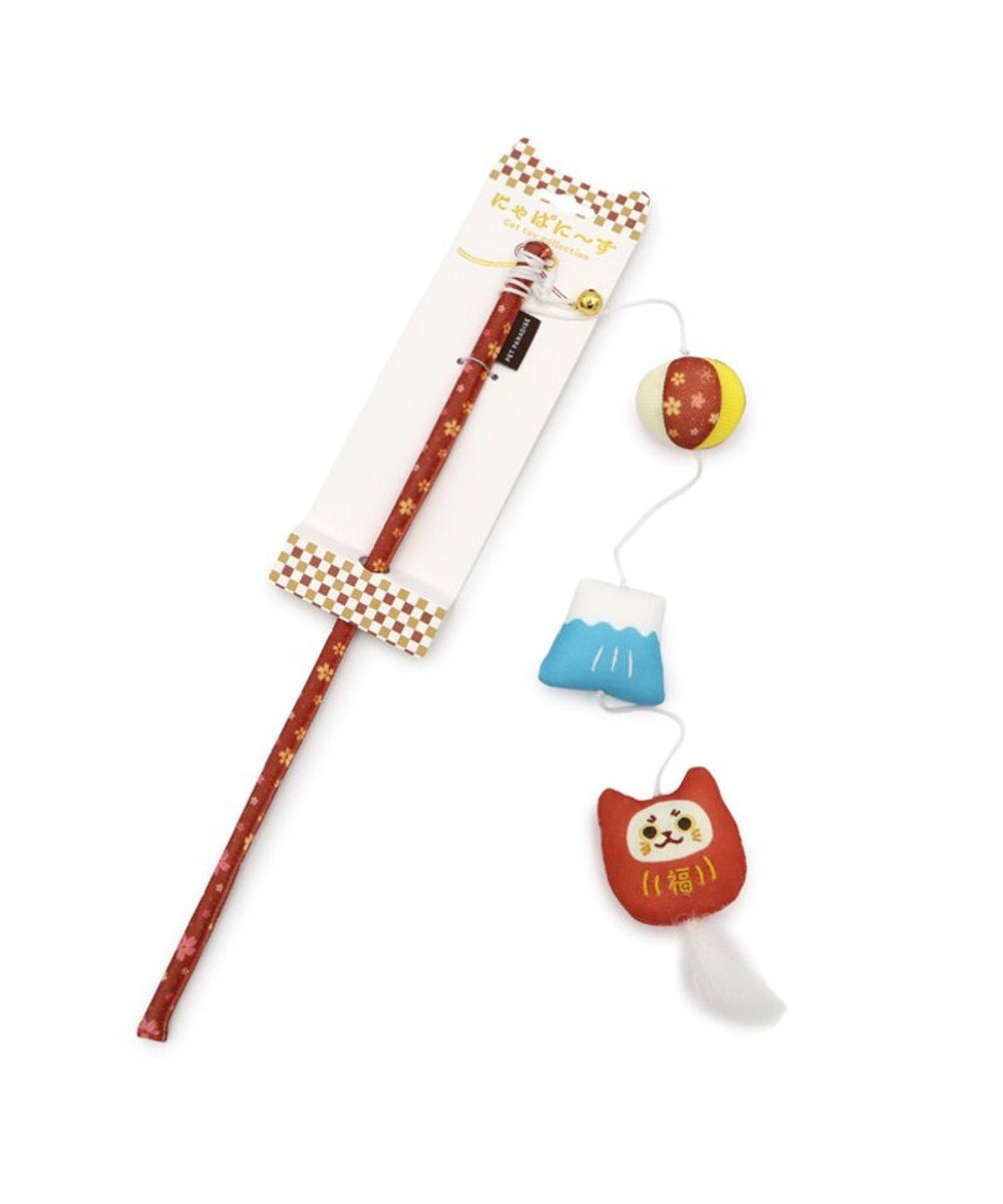 PET PARADISE ペットパラダイス キャット  和だるま 猫じゃらし 