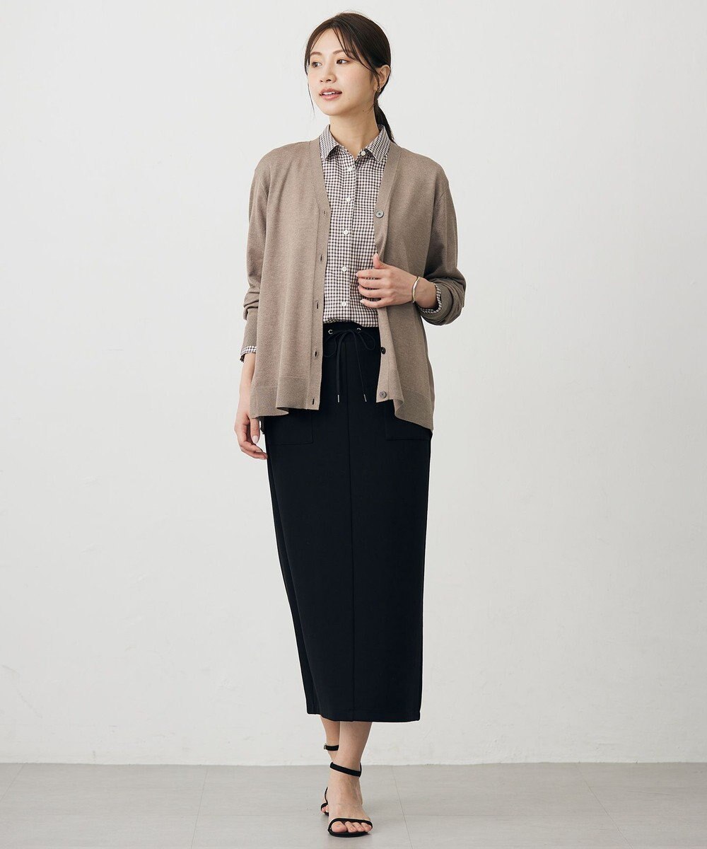 J.PRESS LADIES 【WEB限定】リブダンボール スカート 