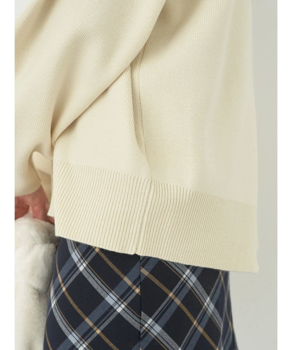 earth music&ecology アンチピリングバックスリットプルオーバー 