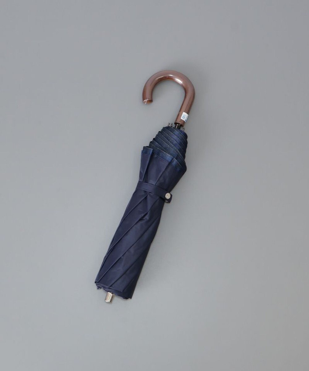 AURORA BLAO (ブラオ) 切り継ぎテープ柄 晴雨兼用傘(折りたたみ傘) 