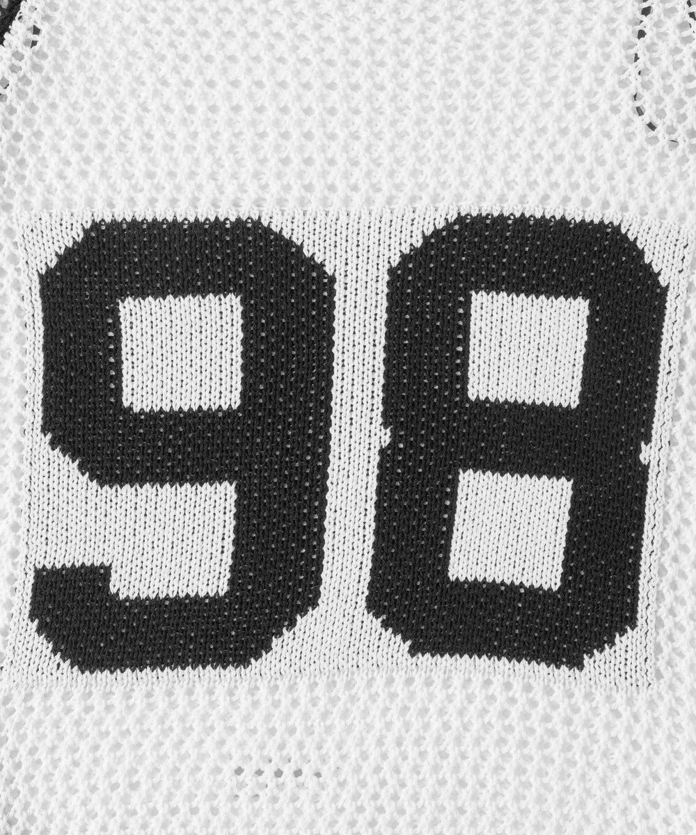 WEGO ラグランショートメッシュニット 