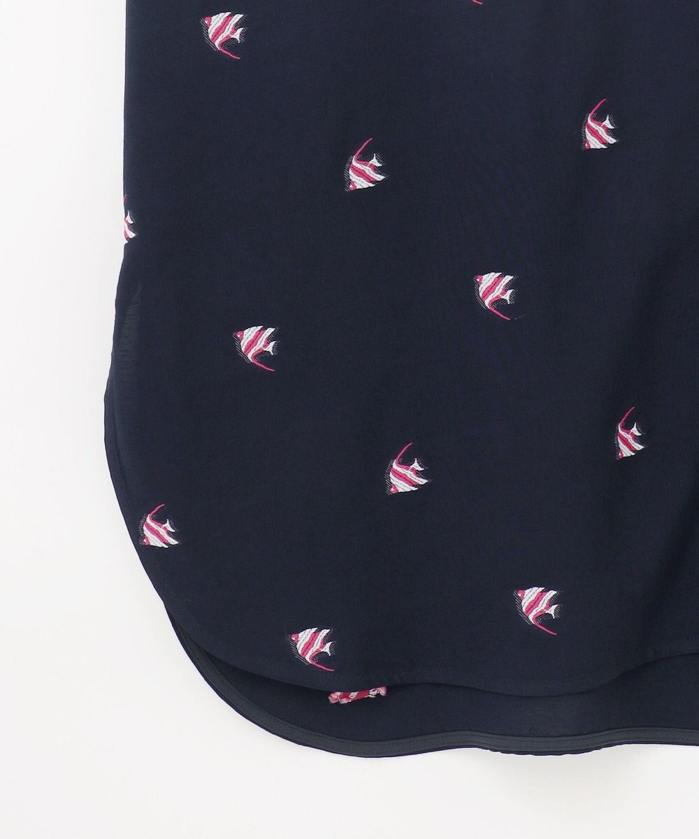 GRACE CONTINENTAL エンゼルフィッシュジャガードワンピース 