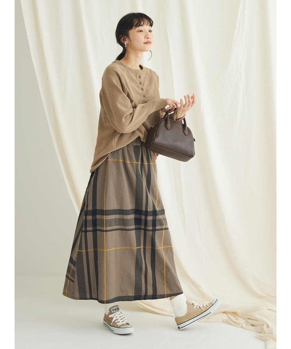 CRAFT STANDARD BOUTIQUE 先染めチェック（大）スカート 
