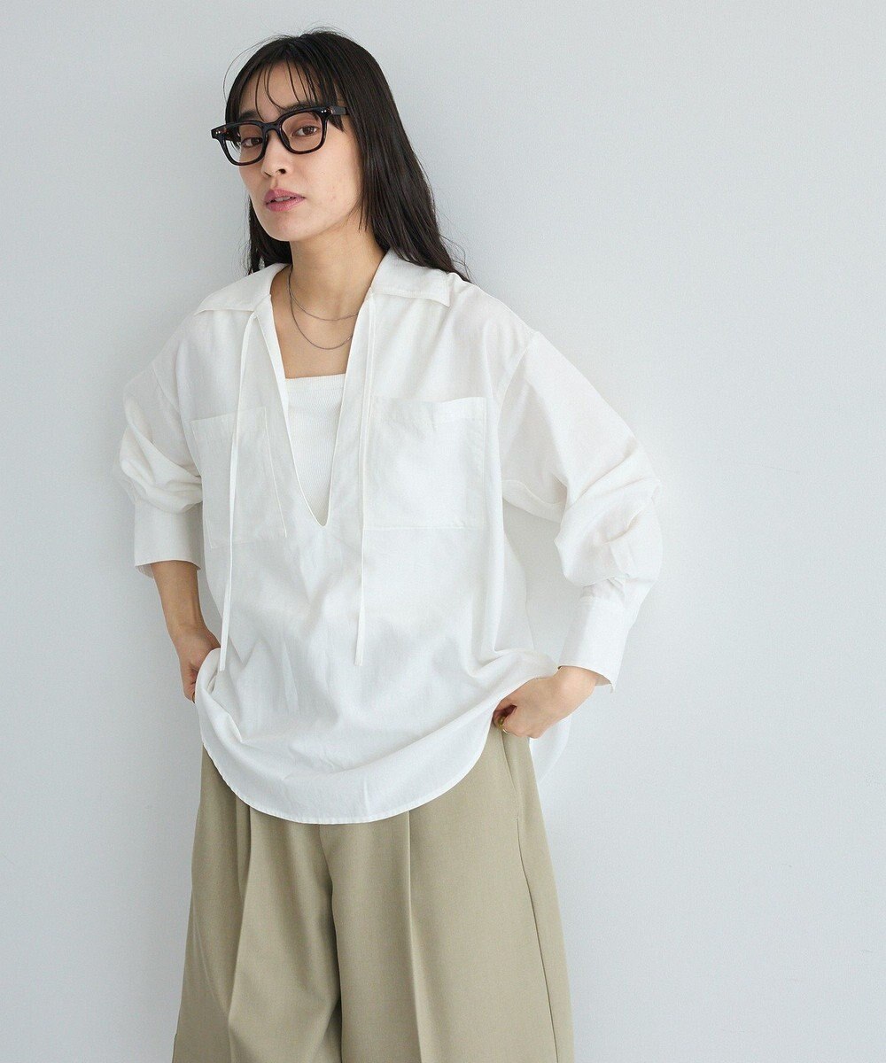 CRAFT STANDARD BOUTIQUE Vネックスキッパーシャツ 