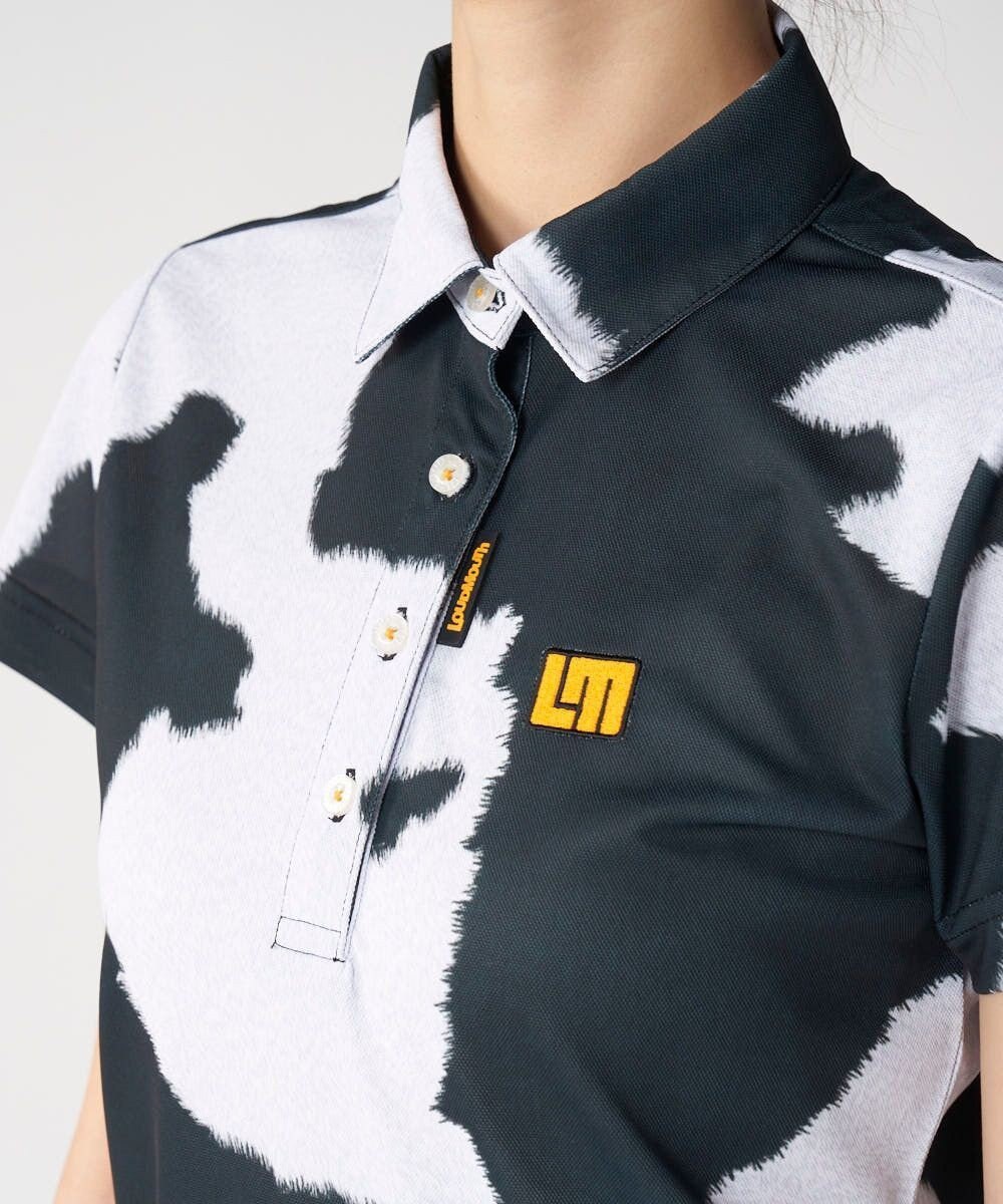 FILA GOLF／marie claire 【Loudmouth】柄ポロシャツ 