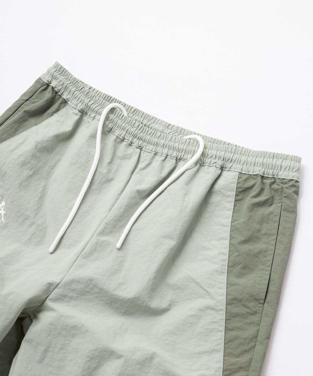 OP／FILA 【Kappa】 ワイドシルエット バンダナイロントラックパンツ 