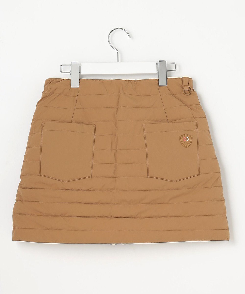 23区GOLF 【WOMEN】【洗える】ナイロンタフタファイバーボール リバーシブル 防寒 スカート 