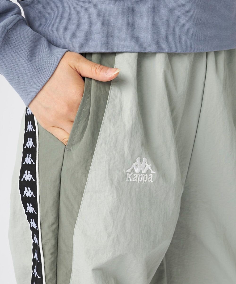 OP／FILA 【Kappa】 ワイドシルエット バンダナイロントラックパンツ 