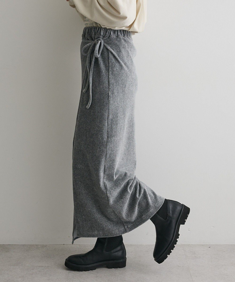 CRAFT STANDARD BOUTIQUE カットコーデュロイラップ風スカート 