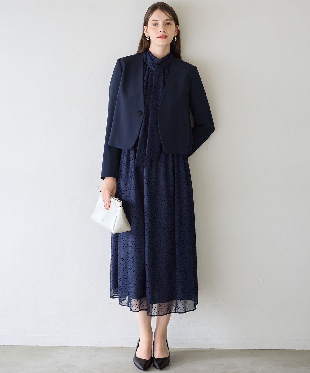 23区 S 【APPLAUDIR】クリアジョーゼット 3WAYコンパクトジャケット 