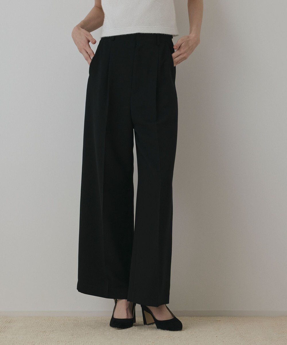 GRACE CONTINENTAL ハイウエストワイドパンツ 