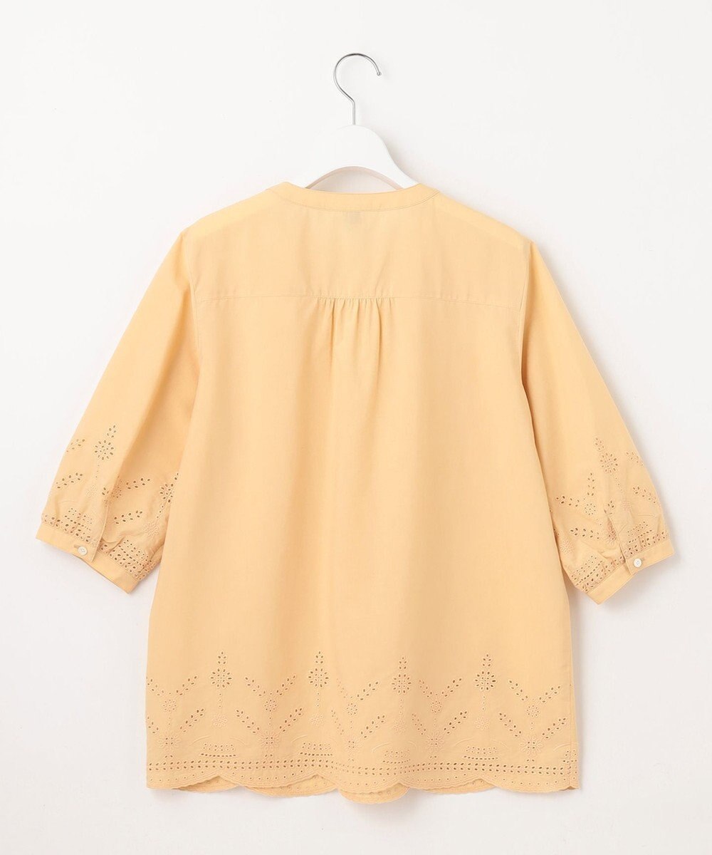 J.PRESS LADIES 【WEB限定カラーあり・洗える】セルロース刺繍 ブラウス 