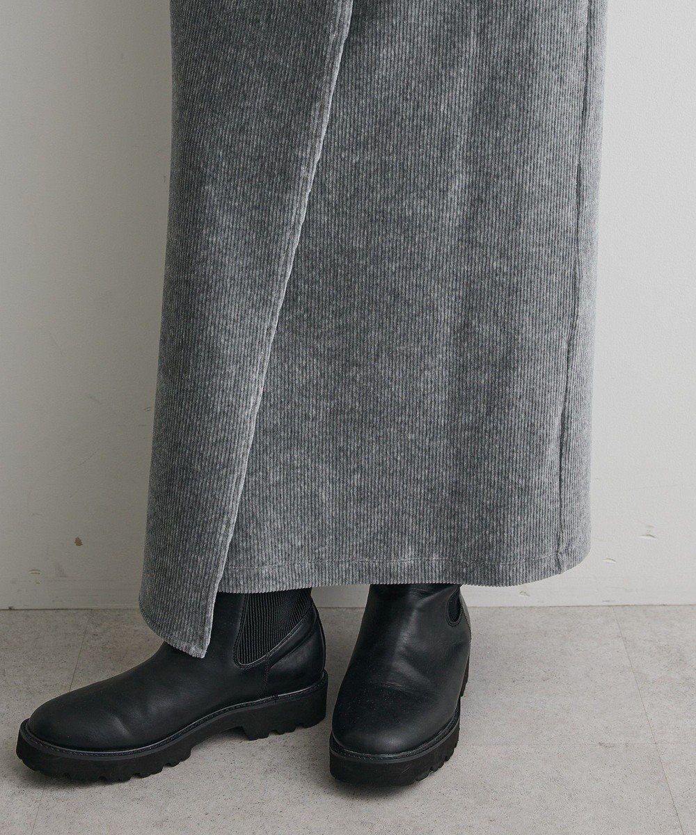 CRAFT STANDARD BOUTIQUE カットコーデュロイラップ風スカート 