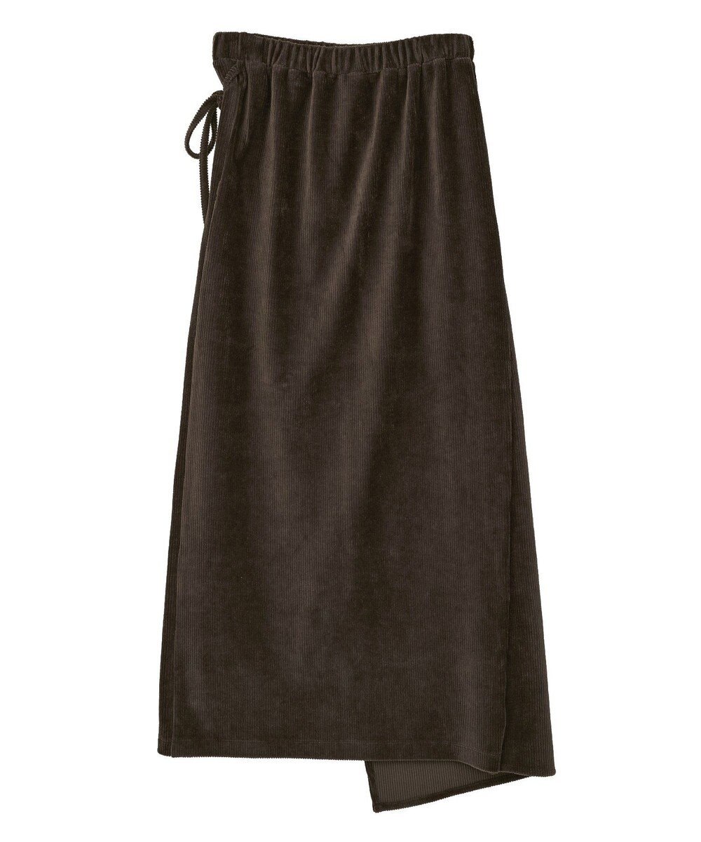 CRAFT STANDARD BOUTIQUE カットコーデュロイラップ風スカート 
