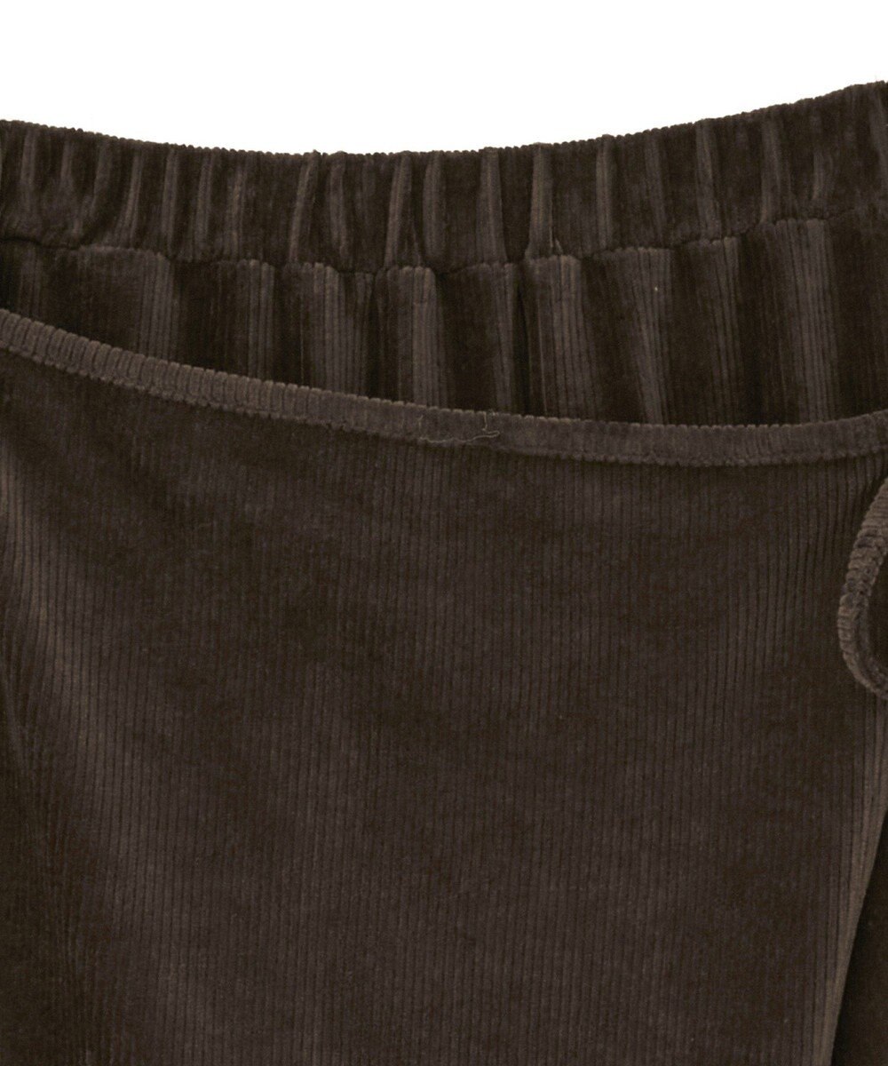 CRAFT STANDARD BOUTIQUE カットコーデュロイラップ風スカート 