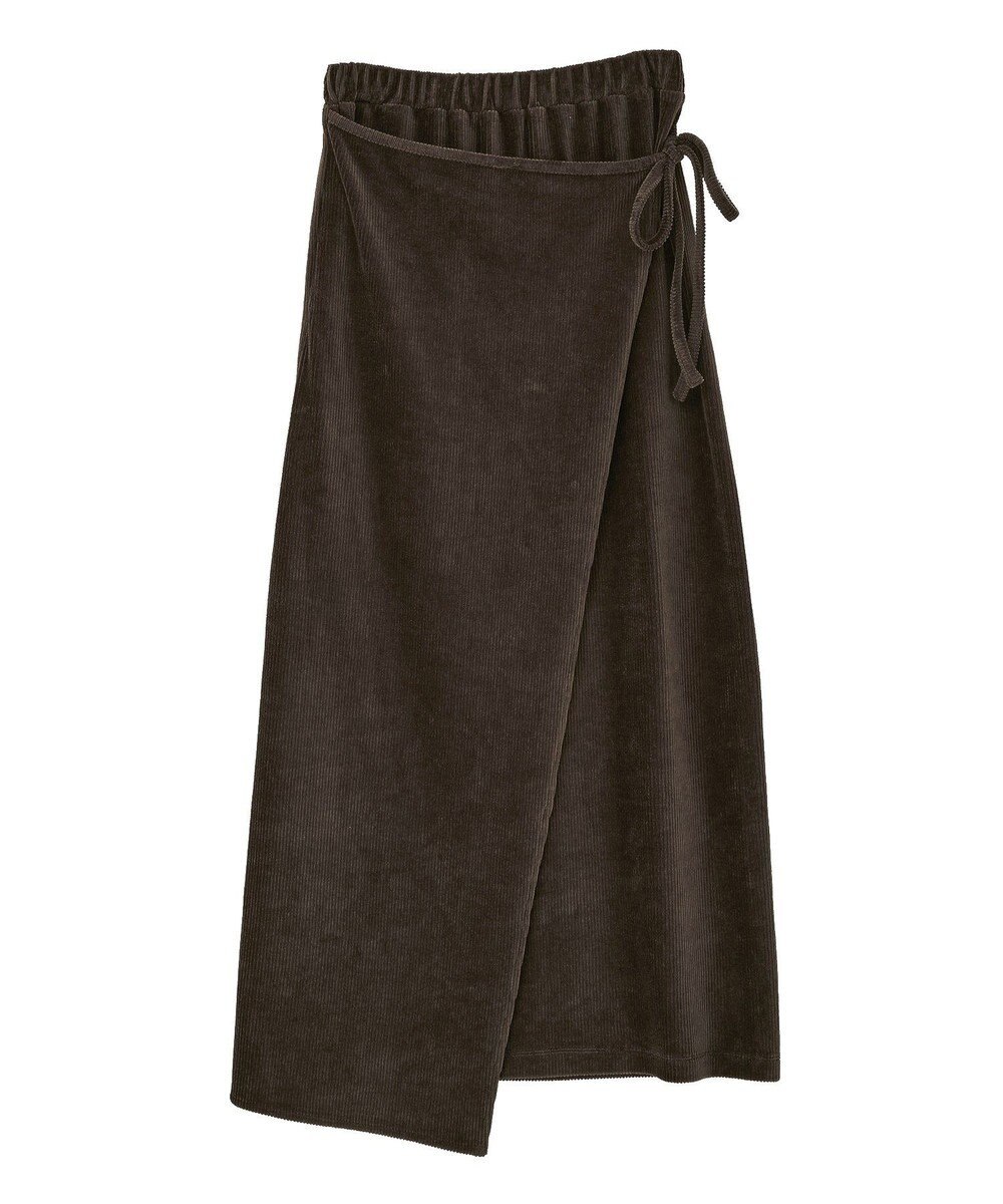 CRAFT STANDARD BOUTIQUE カットコーデュロイラップ風スカート 
