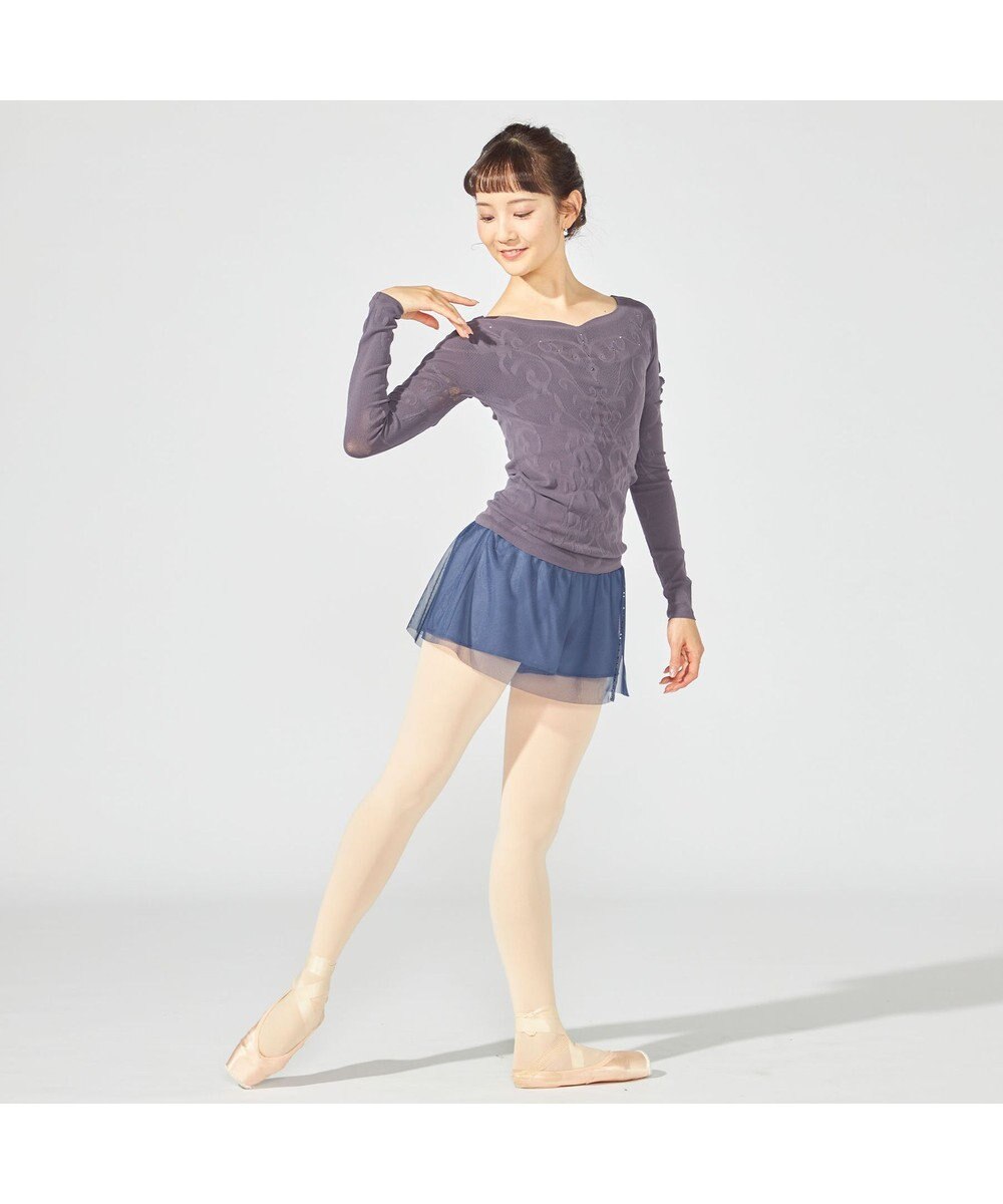 Chacott ショートスパッツ付スカート 