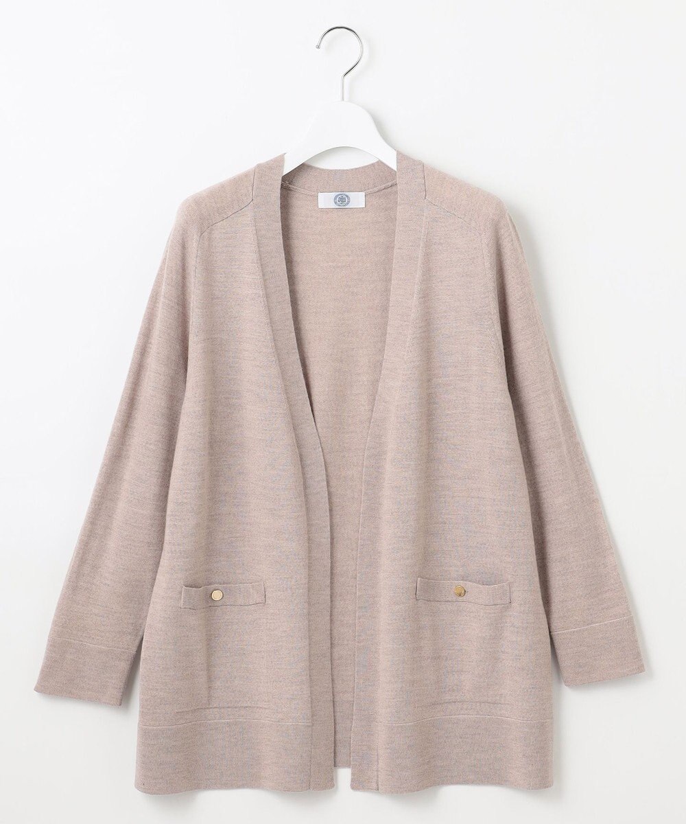 J.PRESS LADIES S 【洗える】KNIT BASIC ロングカーディガン 