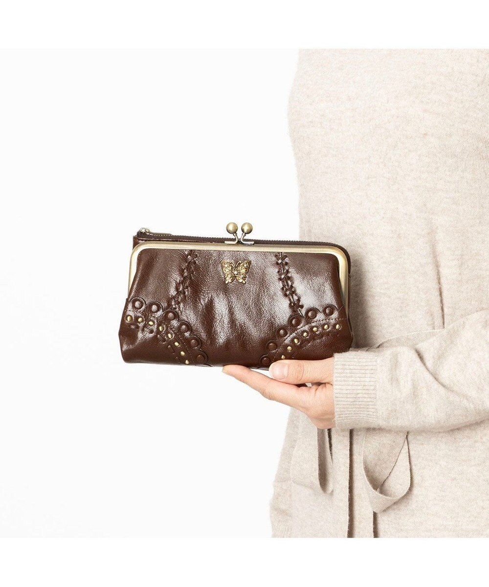 ANNA SUI マチルダ 二つ折り口金長財布 
