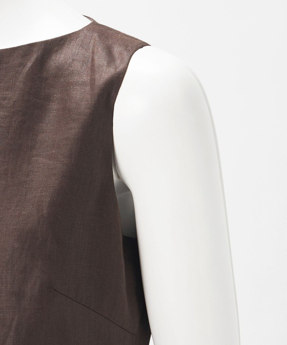 23区 【エステータ】チンツリネン ペプラム ブラウス 