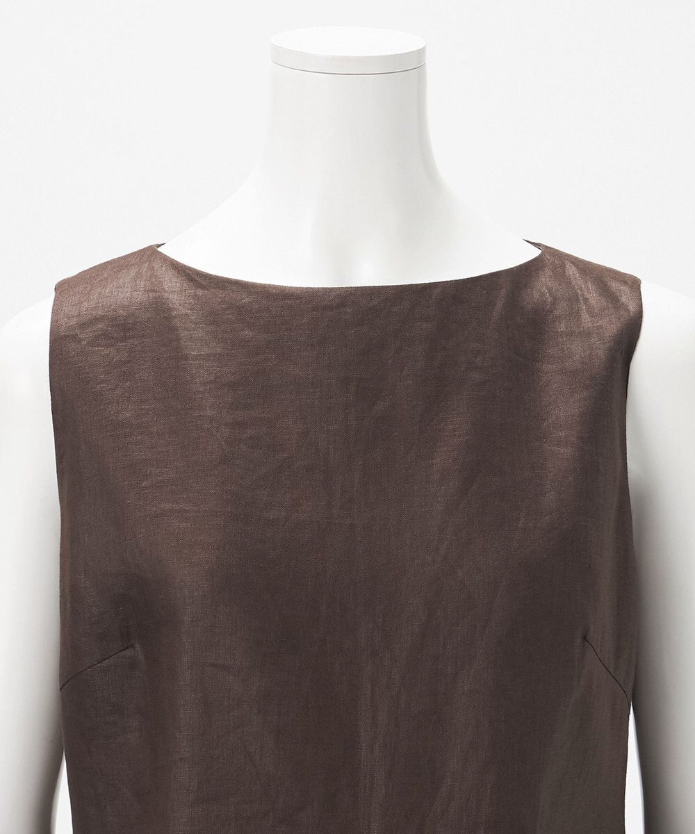 23区 【エステータ】チンツリネン ペプラム ブラウス 