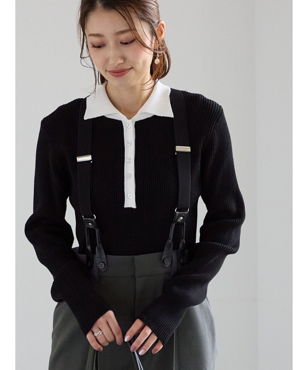 Te chichi パネルパターンアソートリブポロニット 