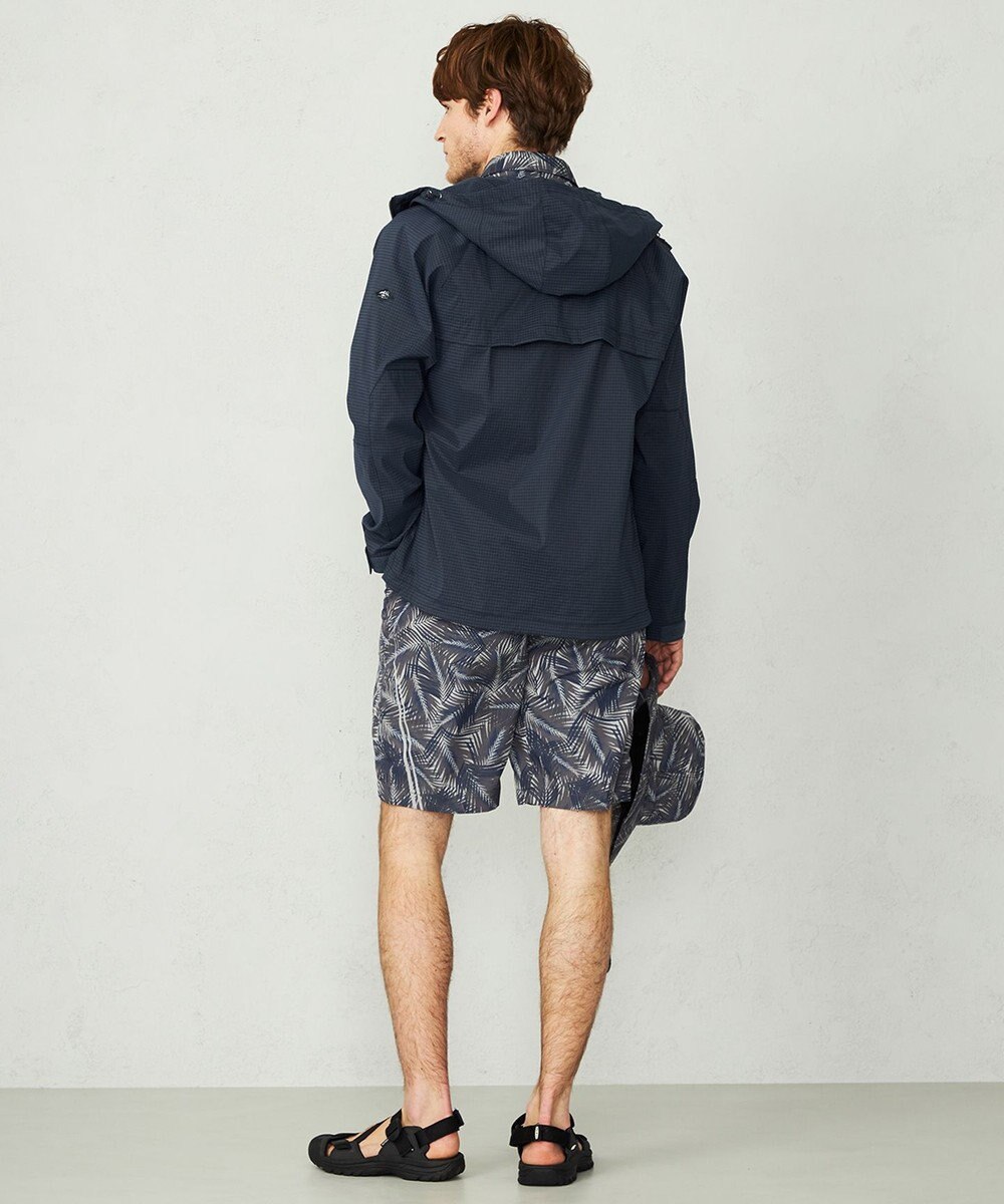 JOSEPH ABBOUD MOUNTAIN 【UNISEX】3Dエンボスリーフ ハーフパンツ 