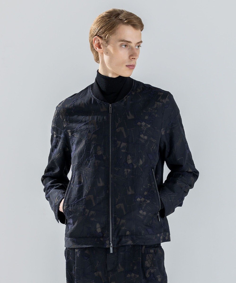 JOSEPH HOMME 【新柄】モロッカンジャガード ジップアップブルゾン 