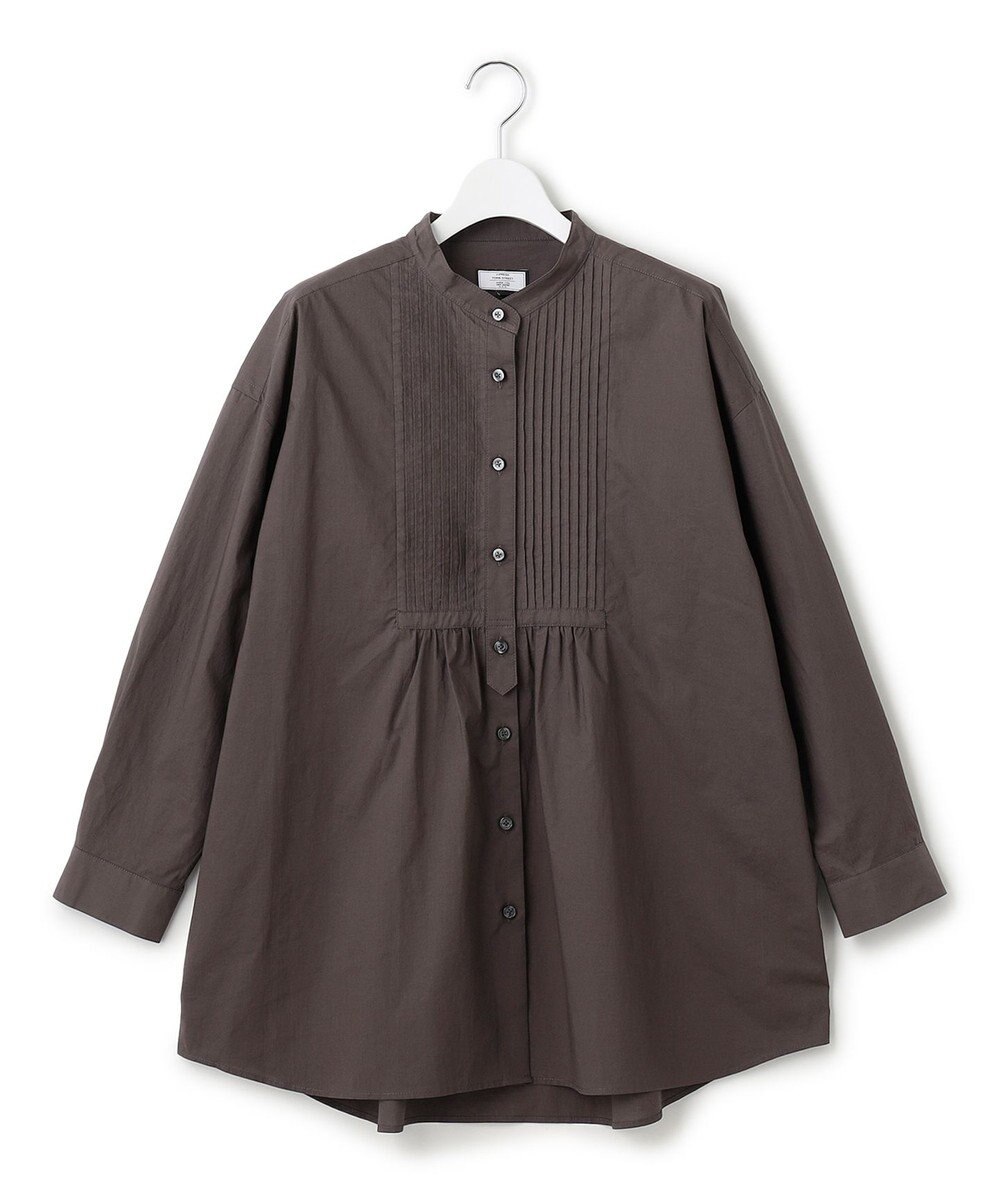 J.PRESS YORK STREET 【WOMEN】コットンバンドカラー ブラウス 