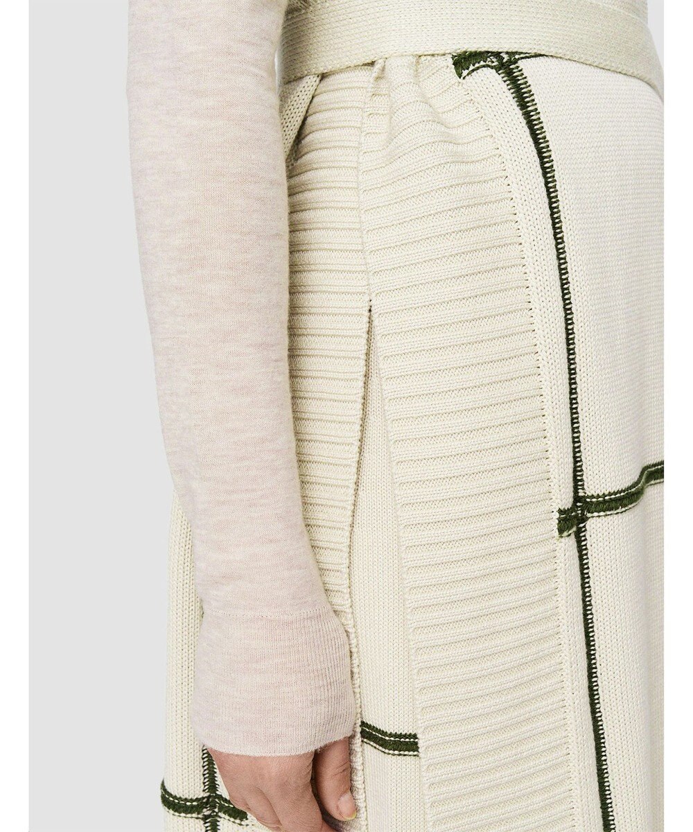 JOSEPH 【洗える】グリッド コットンシルク　ポンチョ 